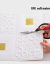 70cm*1m Ceiling Wallpaper 3D Brick Waterproof Wall Stickers Foam Self-Adchive Bedroom TV Background Wall Decoration