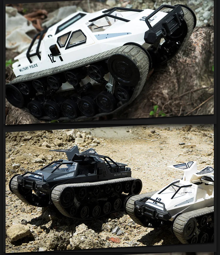 RC Car High-speed Electric Off-road Tank Stunt Car  Crawler Snow Climbing Remote Control Vehicle Toy gift