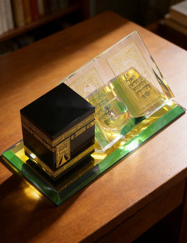 Muslim Ramadan Decorations for Home Muslim kaaba Model Islamic Architecture handicrafts Home Desktop Decor