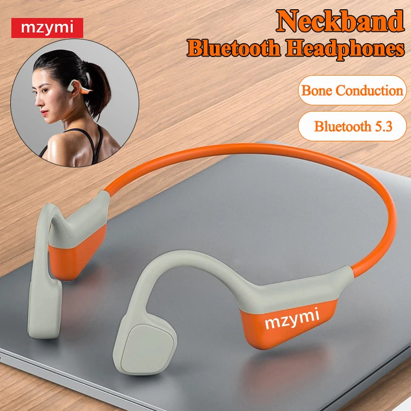 Neckband I18PRO Bluetooth5.3 Headphones Bone Conduction Sport Earbuds HiFi Sound TWS Earphones Wireless Headest For XIAOMI