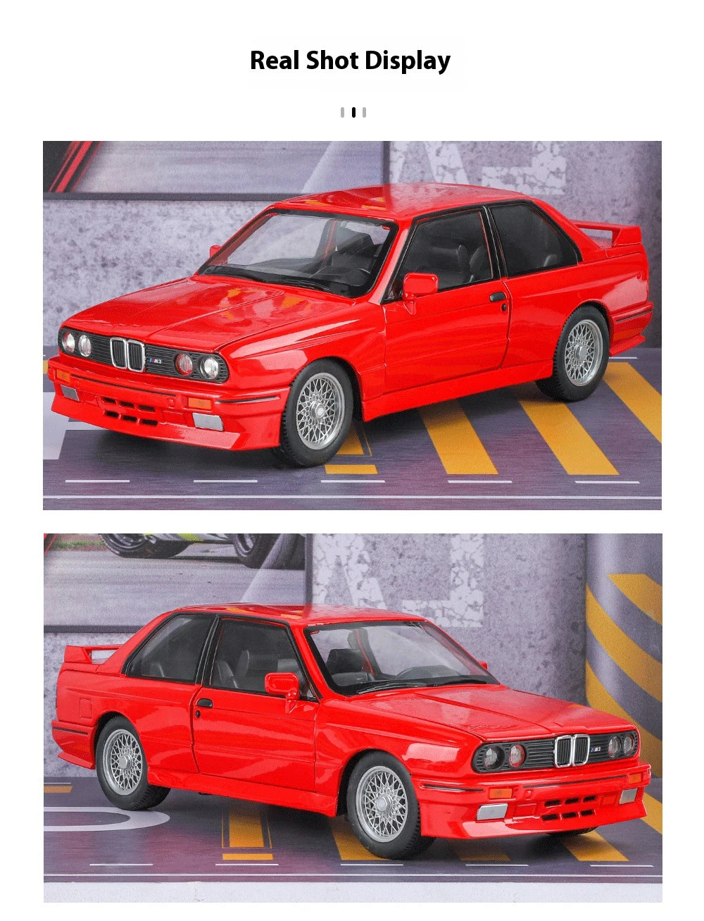 1:24 M3 E30 IM Alloy Miniature Car Diecast Metal Model Collection Hobbies Birthday Present With Friend Decoration Classic Car GT