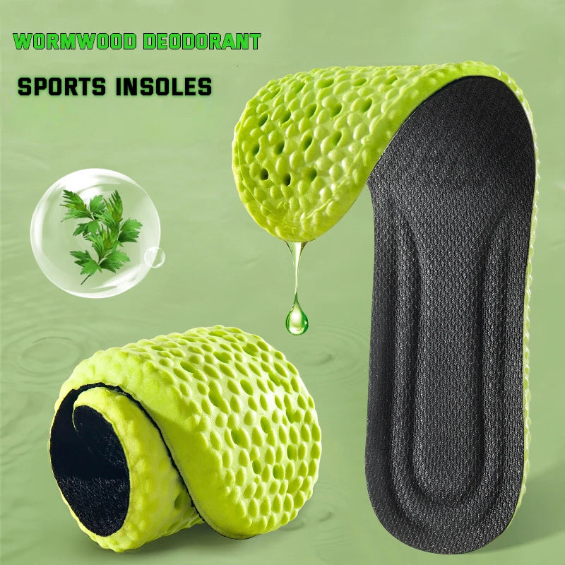 1Pair Sports Shoes Insole Comfortable Plantar Fasciitis Insoles for Feet Men Orthopedic Shoe Sole Running Accessories