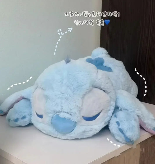 Disney Kawaii Lilo Stitch Stuffed Plush Toys Doll Sofa Cushion Pillow Cartoon Anime Figure Peluches  Girl Birthday Gift