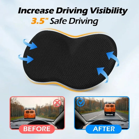 2 In 1 Memory Foam Car Seat Cushion and Lumbar Support Pillow