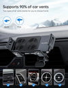 Dual Coil Fold Screen Car Wireless Charger For Samsung Galaxy Z 4 3 Fold Flip iPhone 15 14 Fast Phone Charging Vent Mount Holder