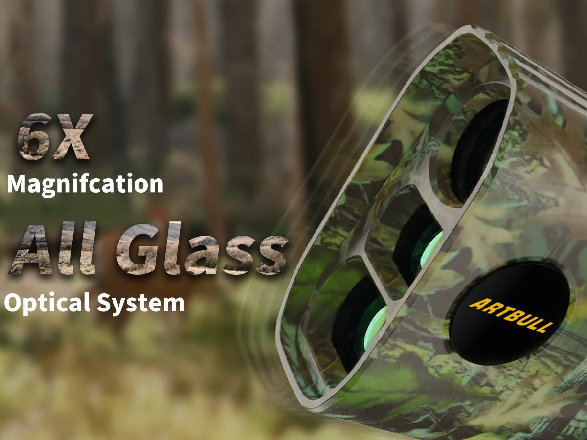 Camouflage Rechargeable Laser Rangefinder 750YD / 1300YD with Flag-Lock Vibration