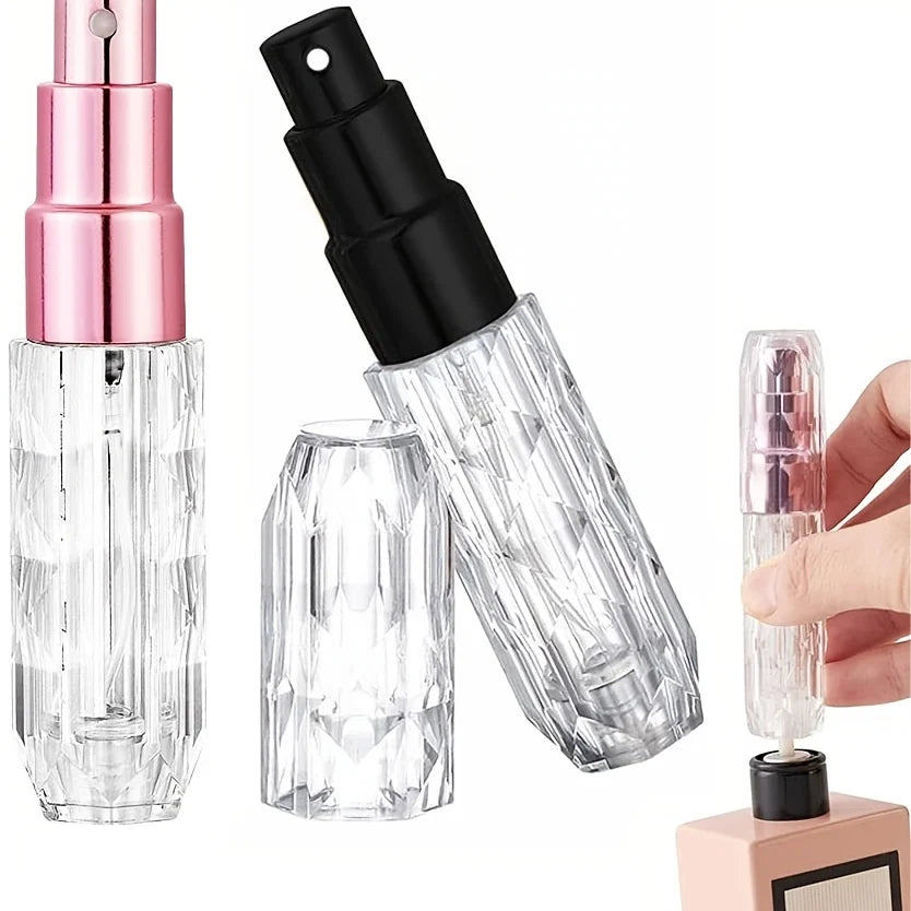 5ml Mini Perfume Bottle Portable Refillable Spray Bottle Bottom Filling Vials Empty Travel Cosmetic Containers Parfum Atomizer