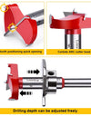 Forstner Drill Bit Diameter 35mm Carbide Hinge Hole Drill Bit Flat Wing Drill Hinge Reamer Adjustable Quickly Hole Puncher