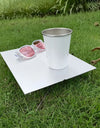Mini Folding Table Portable Pop-Up Outdoor Picnic Table Ultralight  Aluminum Alloy Tea Coffee Table for Family Camping