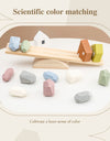 Baby Animal Threading Toys Wooden Seesaw Toys Blocks Board Games Montessori Hands-on Ability Educational Children Blocks Gifts
