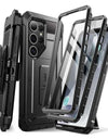 For Samsung Galaxy S25 Ultra Case UB Pro Full-Body Dual Layer Rugged Belt-Clip Phone Case with Built-in Screen Protector