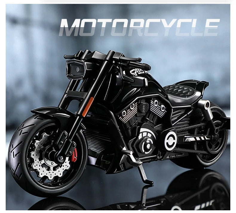 Diecast V Rod Night Rod Special Cruiser Motorcycle Model 1 to 10 Scale