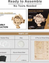 Perpetual Calendar Wooden Model Kits 3D Puzzles Build