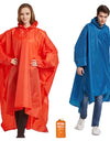 3 In 1 Portable Outdoor Waterproof Military Raincoat Men Raincoat Women Awning From The Rain Motorcycle Rain Poncho Picnic Mat