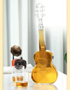 High Borosilicate Glass Wine Bottle Guitar Violin Decanter Wine Set Thickened Transparent Craft Decanter Bottle Decoration