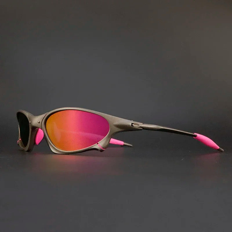 Polarized Metal Cycling Sunglasses UV400 Riding Eyewear