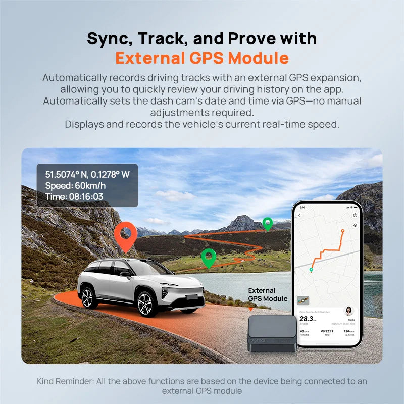 Rearview Dash Cam S410 9.35" Touch Screen Mirror Dash Cam – Dual Channel 1440P HDR Front & Rear Car DVR with WiFi, Night Vision, G-Sensor