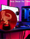 3D Night Light USB LED Touch 7 Color Changing Bedside Lamp Home Decoration Baby Nursery Bedroom Light