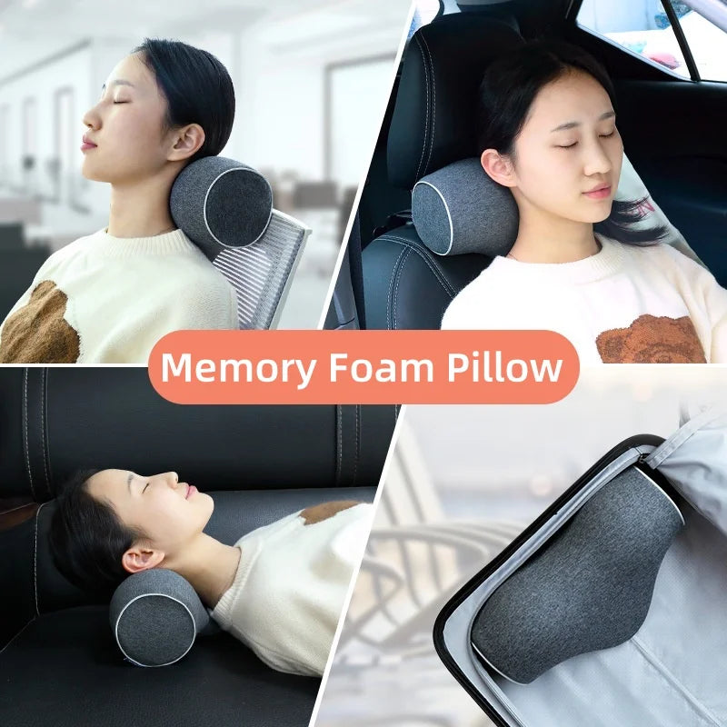 Ergonomic Neck Pillow Cervical Backarch Traction Pillows Memory Foam Sleeping Pillow Head Support Relieve Fatigue