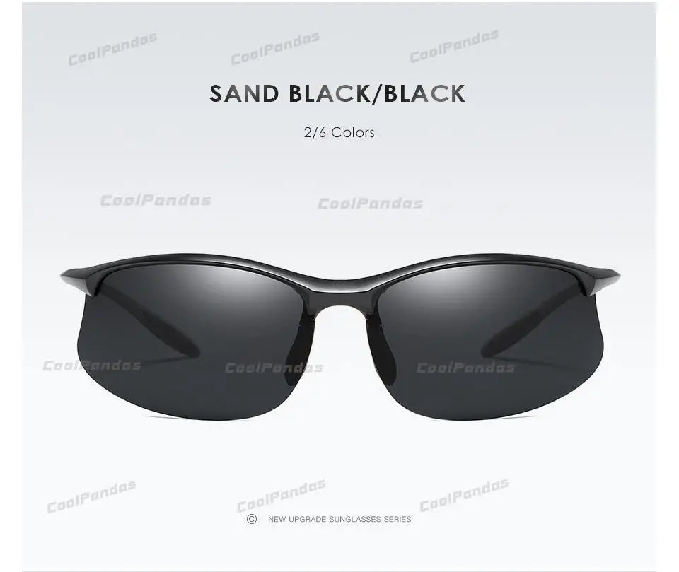 Ultra Light TR90 Polarized Military Style UV400 Driving Sunglasses for Men Women
