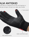 Cycling Gloves Black Autumn Winter Warm Touchscreen Nonslip Bike Gloves Motorcycle Gloves Men Outdoor Sports Running Women