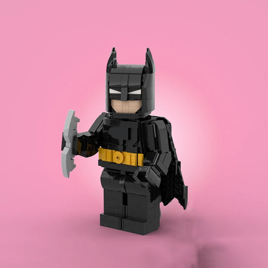 741PCS DCSE Comics Batses-Man Upscaled Minifigure Detailed Moc diy Model Building Blocks Birthday Toys Gift for Batmanses Fans