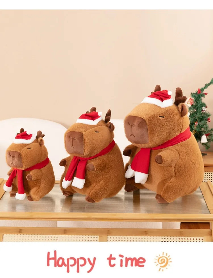 New 50cm Kawaii Capybara Plush Toy Capybara Stuffed Doll Christmas Gift Kids Birthday Xmas Present Cuddly Pillow Factory