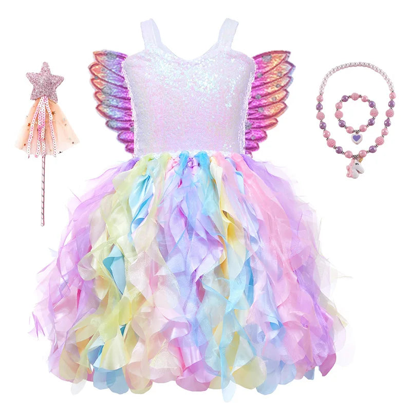 Sequin Pageant Dress with Spiral Hem Birthday Party Gown