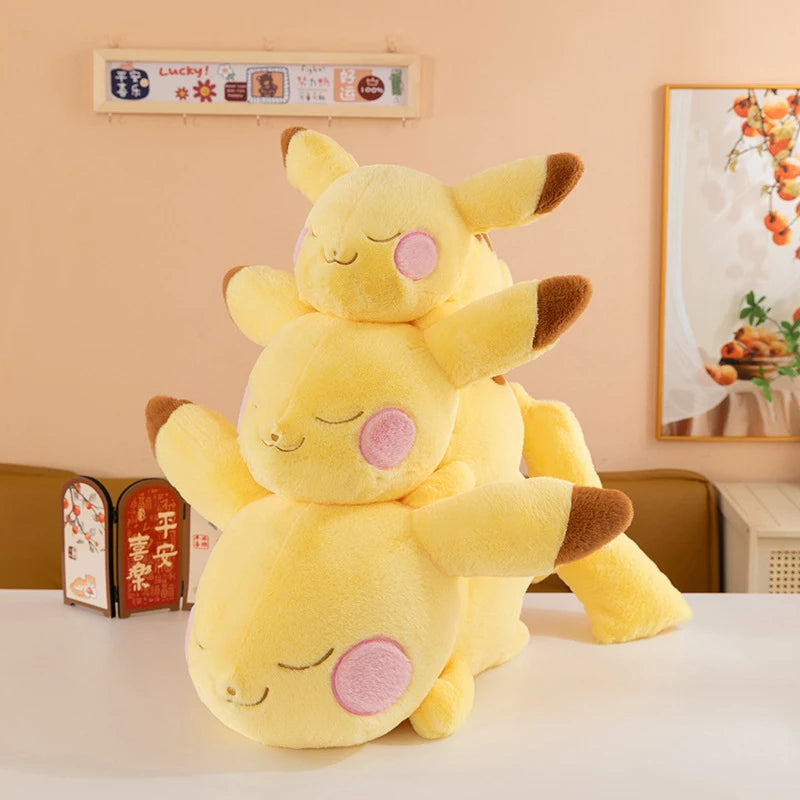 40/70cm Cartoon Large Pikachu Pillow Pokemon Plush Toys Doll Cute Pokémon Ornament Stuffed Plushie Pikachued Gift for Children