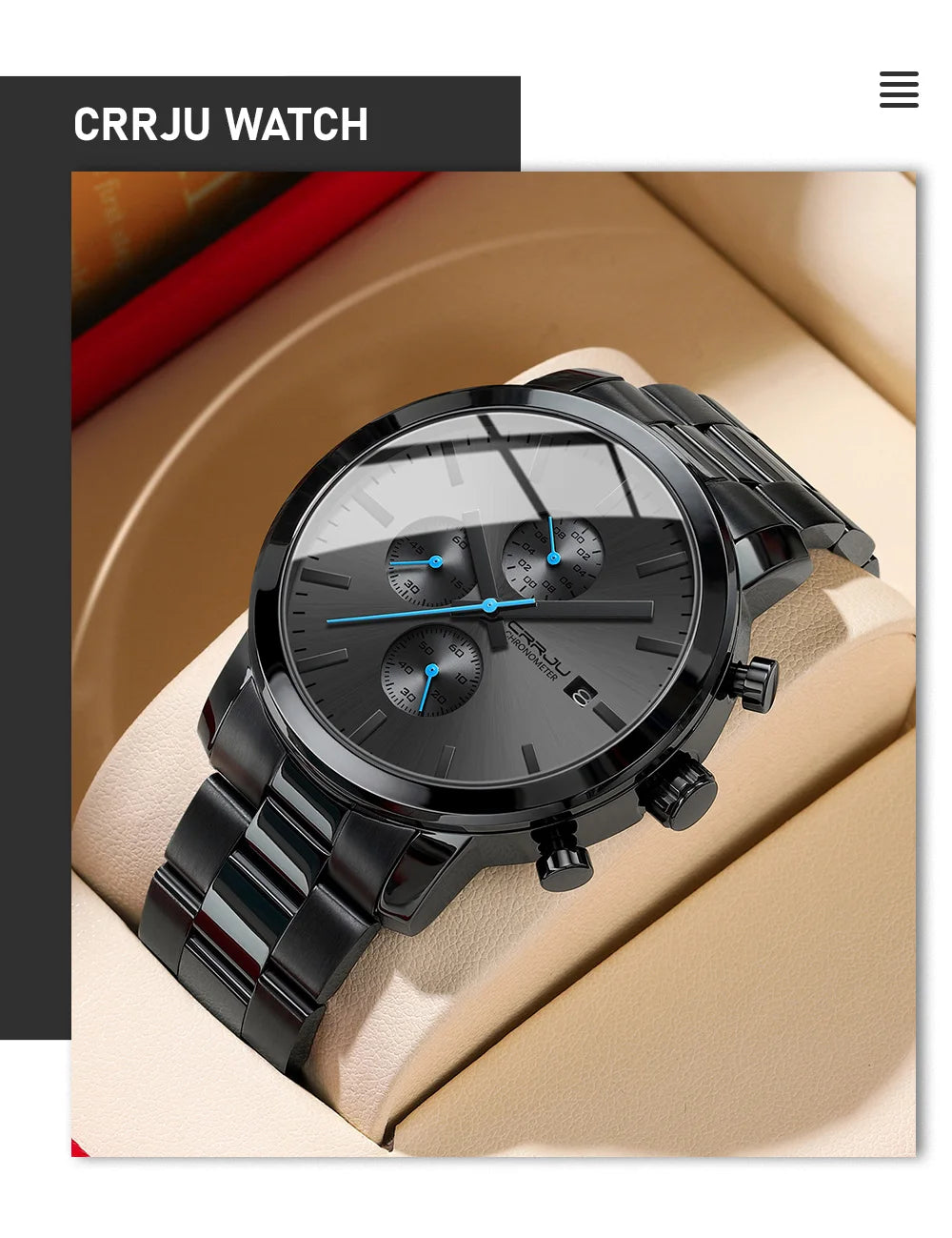 Luxury Man Watch High Quality Waterproof Chronograph Wristwatch Quartz Casual Clock relogio masculino
