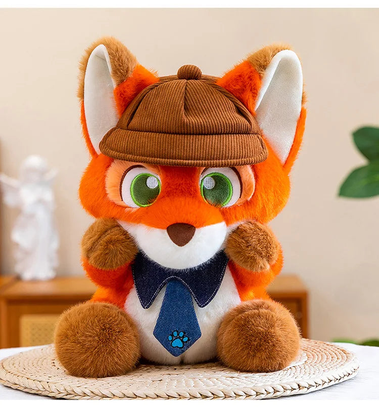 Cute Fox Character Plush Stuffed Doll Toy
