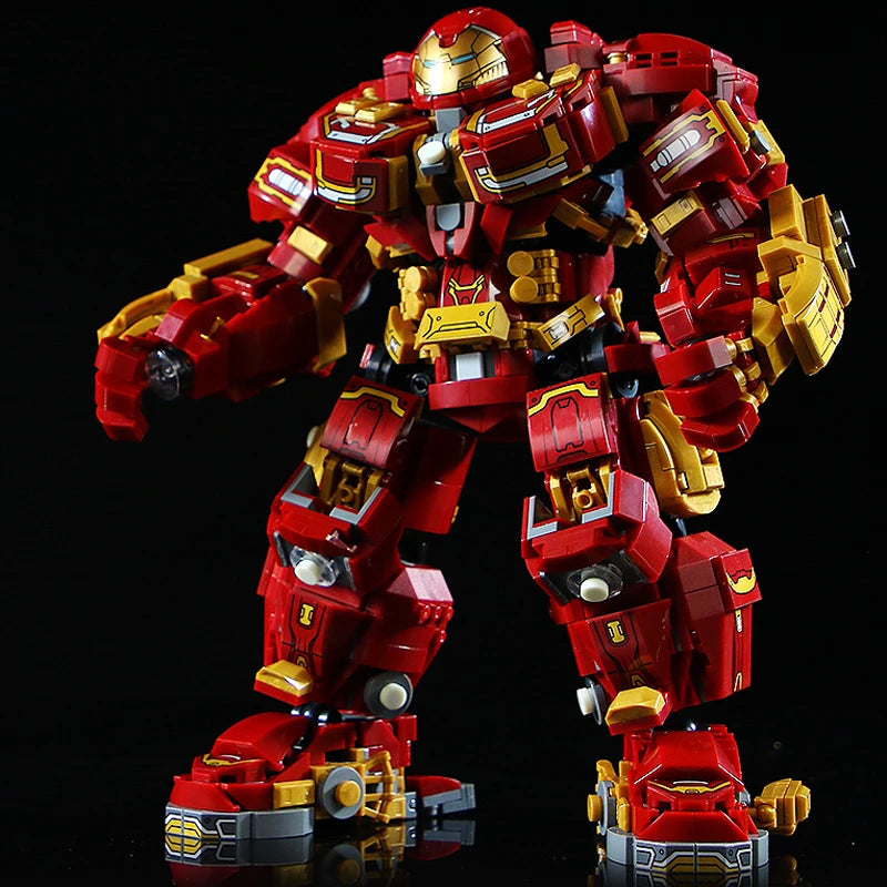 2000+pcs Marvel Superheroes Building Blocks Set MOC Bricks Action Figures Hulkbuster Iron Man Toys for Boys  Gifts