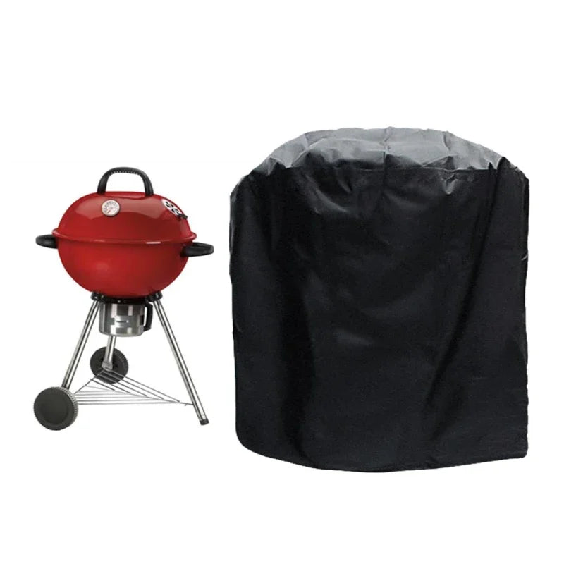 Waterproof BBQ Grill Cover Outdoor Barbecue Dust Rain UV Protection Cover for Gas Charcoal Electric Grills