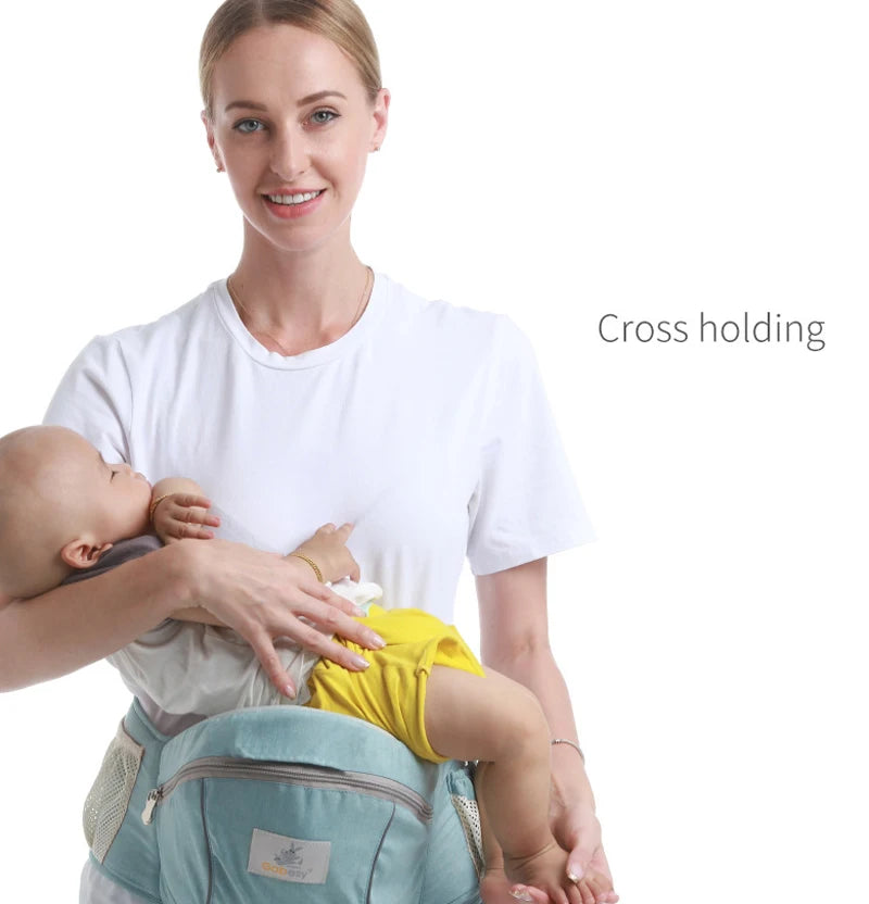 Ergonomic  Carrier Portable   Hip Seat Waist Stool Sling Front Facing Kangaroo  Wrap Carrier For  Gear