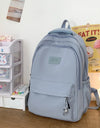 Waterproof Teenage Bookbag Nylon Rucksack Fashion Girl Backpack Women Shoulder Bag High School Schoolbag Black