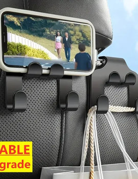 Auto Seat Headrest Hook Storage Hanger Car Vehicle Back Seat Organizer Stand Car Mobile Phone Holder Car Interior Accessories