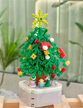 211pcs Creative Series Christmas Tree DIY Building Blocks, Educational Learning Science Bricks Halloween Gifts Toys for