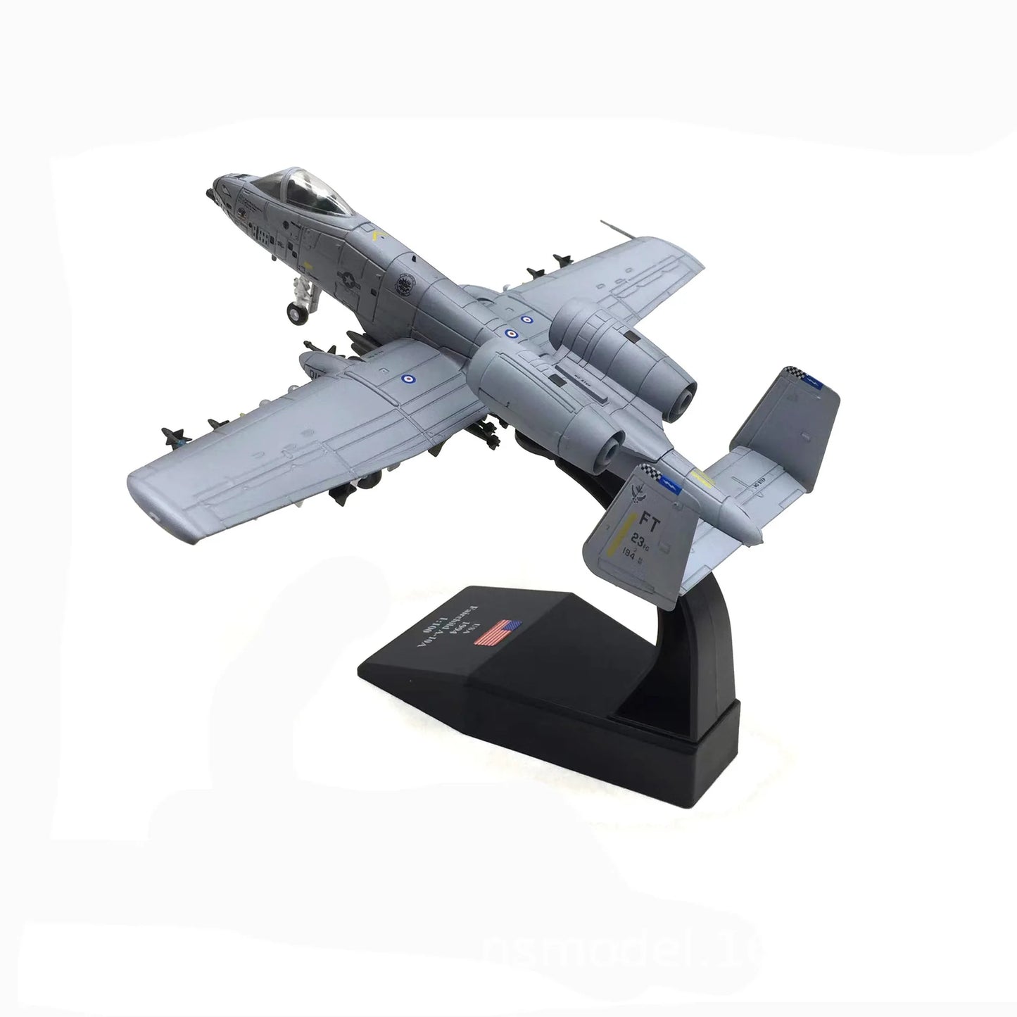 1 100 US A-10 Thunderbolt II Warthog Diecast Aircraft Model