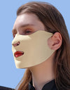 Scarves For Women Sun UV Protection Solid Color Summer Ice Silk Face Scarf Anti-uv Face Cover Sunscreen Veil Sunscreen Mask