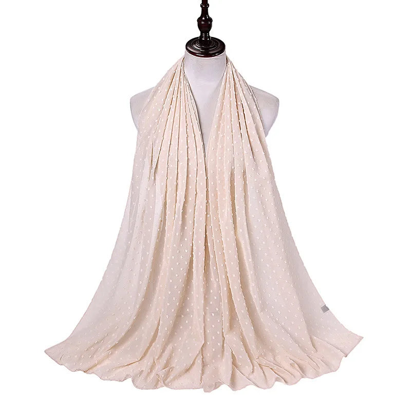 70*175cm Muslim Chiffon Hijab Shawls Scarf Women Solid Color Head Wraps Women Hijabs Scarves Ladies Foulard Femme Muslim Veil