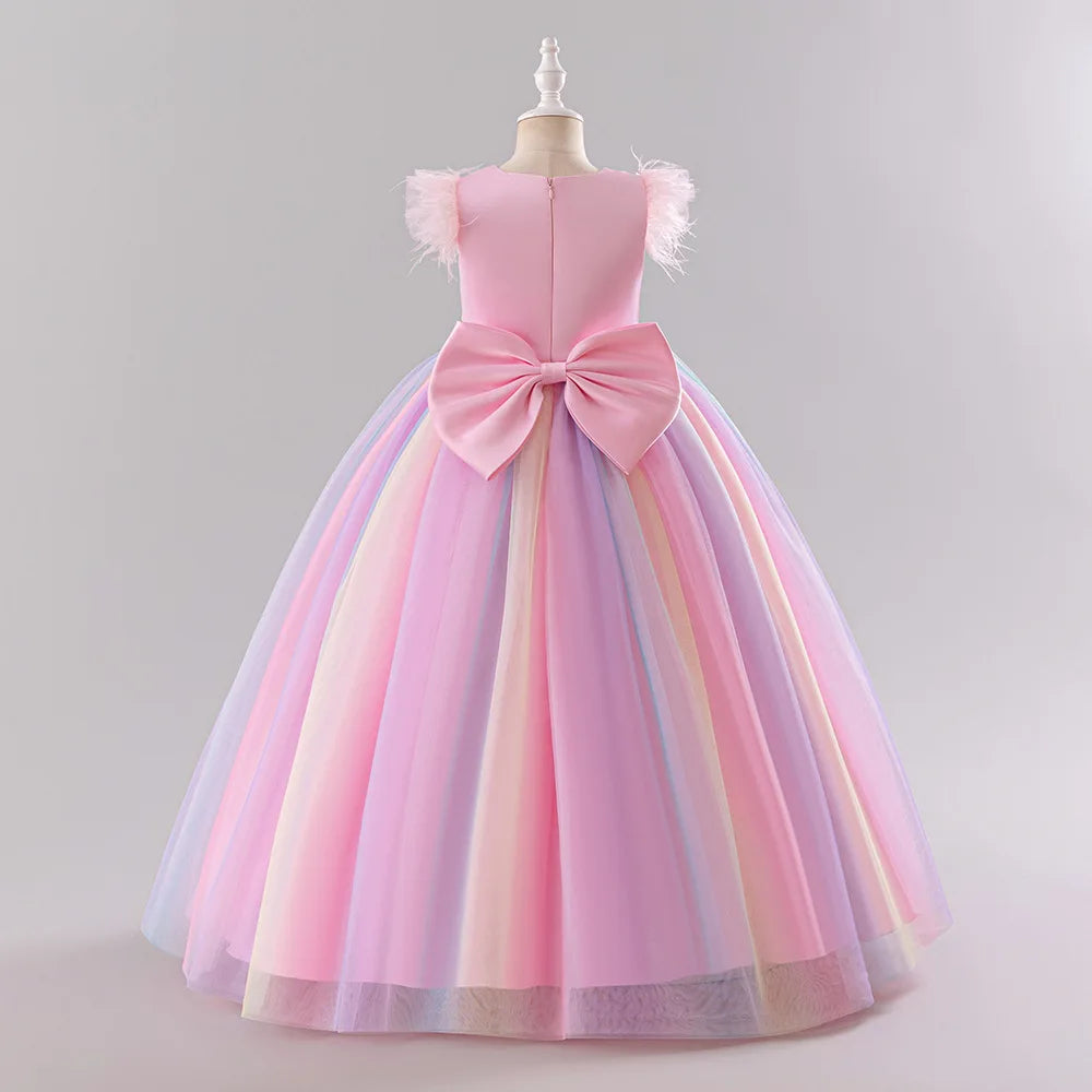 Girls Princess Dress - Fluffy Tulle Ball Gown for 1st Birthday/Wedding/Pageant | Flower Girl Party Dress
