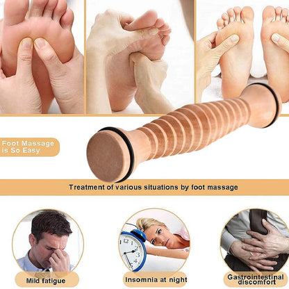 Wooden Foot Roller Foot Massager Roller Acupressure Foot for Relieving Plantar Fasciitis,Foot Arch Pain,Myofascial Pain Syndrome