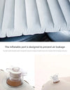 Inflatable Car Bed SUV Interior Rear Seat Sleeping Pad Travel Air Pad Car Accessories PVC Material