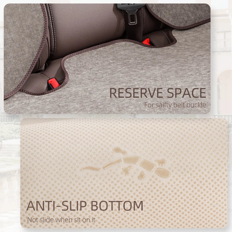 Winter Car Seat Cover Chenille Soft Warm Car Seat Cushion Universal Plush Interior Protector Mat Auto Seats Cover Accessories