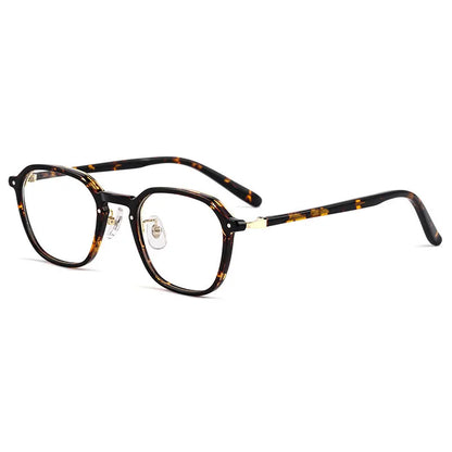 Ultra-light Retro Acetate Eyeglasses Fashion Small Face Optical Prescription Glasses Frame Men And Women KBT98C51