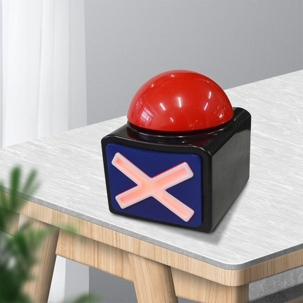 Game Answer Buzzer with Sound & Light – Trivia Quiz & Contest Button