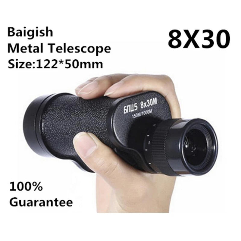 Metal 8X30 10X40 12X45 Military Monocular HD High Quality Portable Mini Telescope Captain Caribbean Pirates Spyglass Binoculars