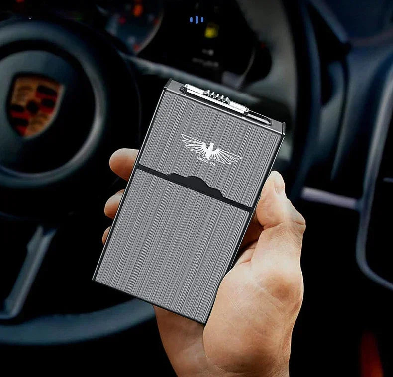 High-end Dial Watch Lighter Tungsten Wire Windproof Flameless Rechargeable USB Cigarette Lighter Gadget Men's Exquisite Gift