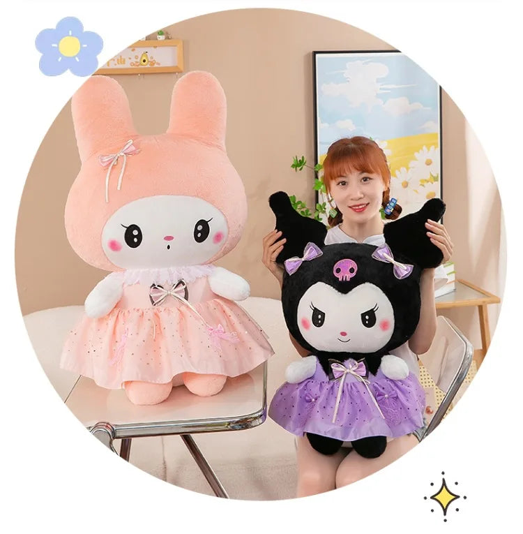 Cute Butterfly Dress Character Plush Stuffed Doll Toy