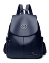 Backpack High Quality Leather Large Capacity Shoulder Bag Travel Backpack